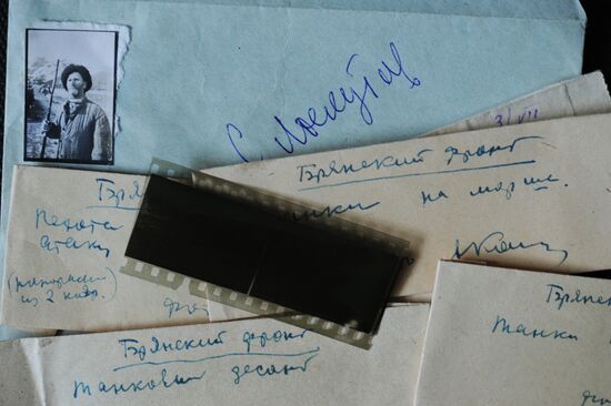 Photos and publications of Red Star newspaper during Great Patritotic War