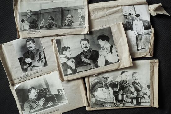 Photos and publications of Red Star newspaper during Great Patritotic War