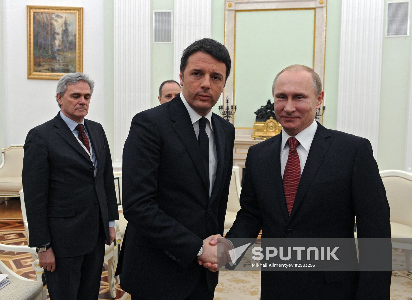 President Putin meets with Italian Prime Minister Renzi