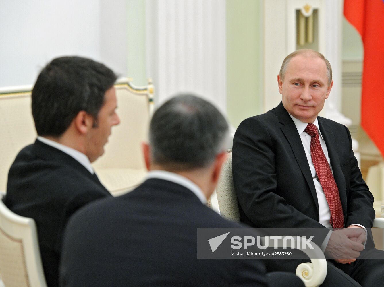President Putin meets with Italian Prime Minister Renzi