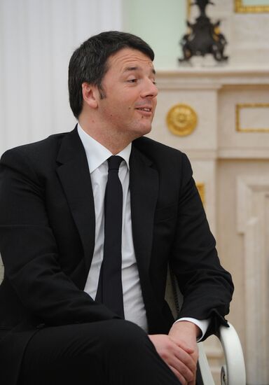 President Putin meets with Italian Prime Minister Renzi