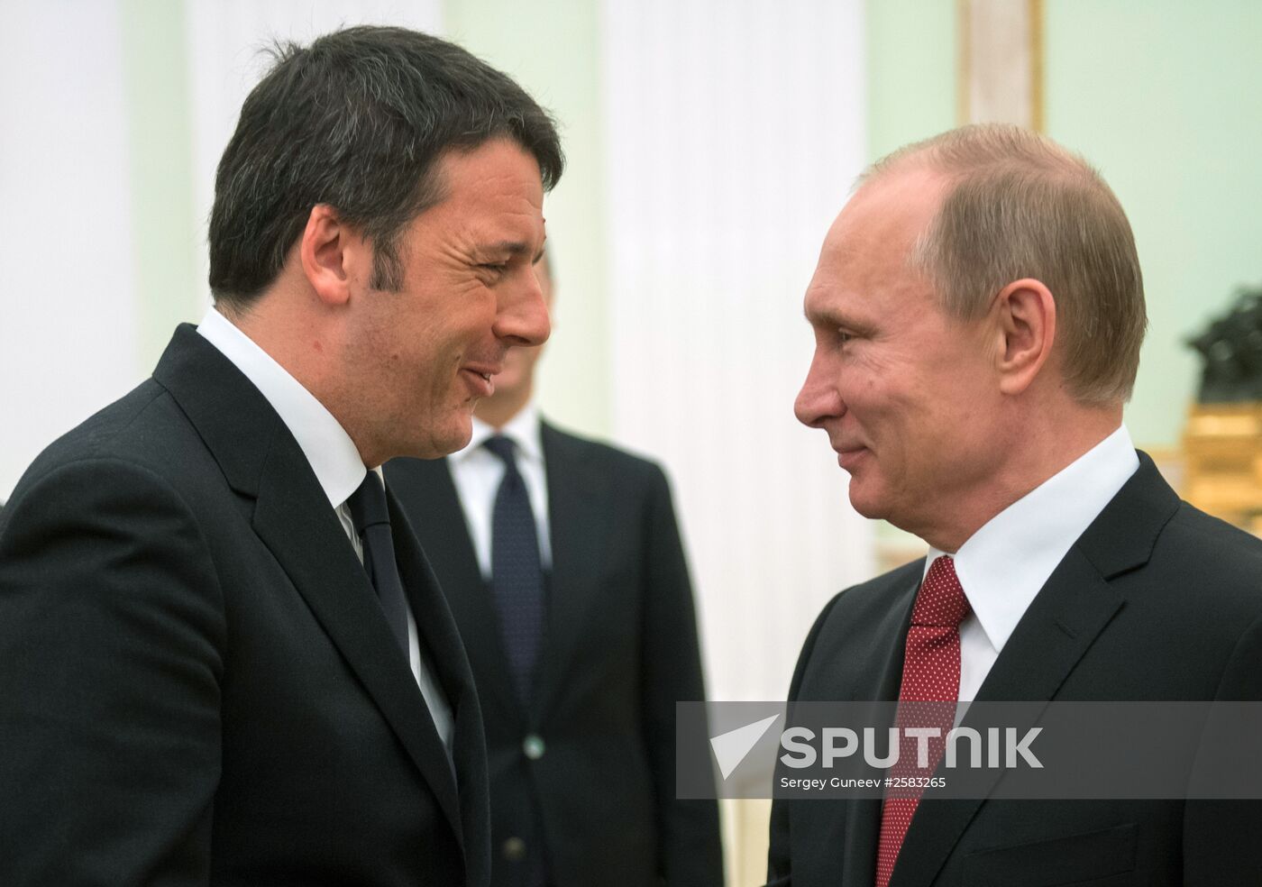 President Putin meets with Italian Prime Minister Renzi