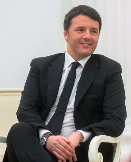 President Putin meets with Italian Prime Minister Renzi