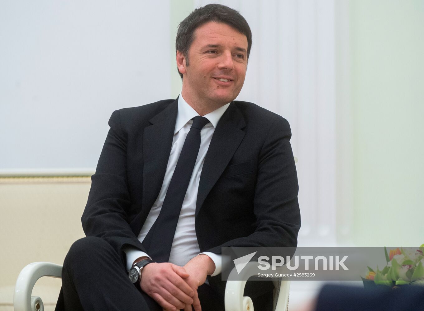 President Putin meets with Italian Prime Minister Renzi