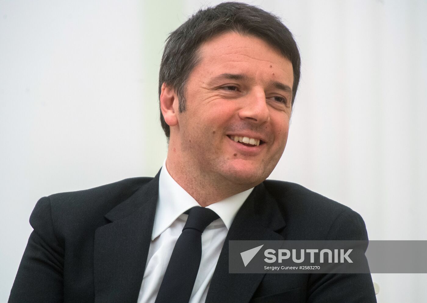 President Putin meets with Italian Prime Minister Renzi