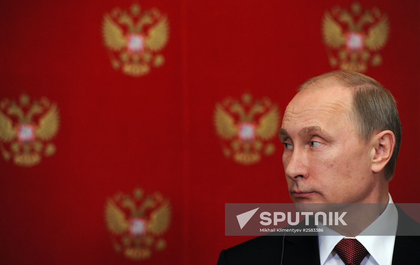 President Putin meets with Italian Prime Minister Matteo Renzi