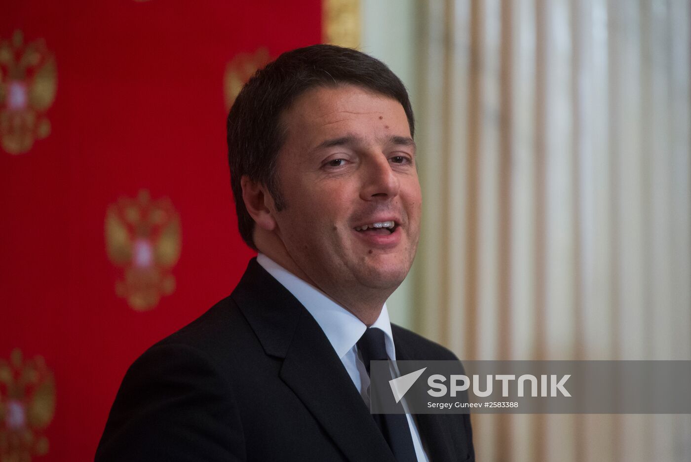 President Putin meets with Italian Prime Minister Matteo Renzi