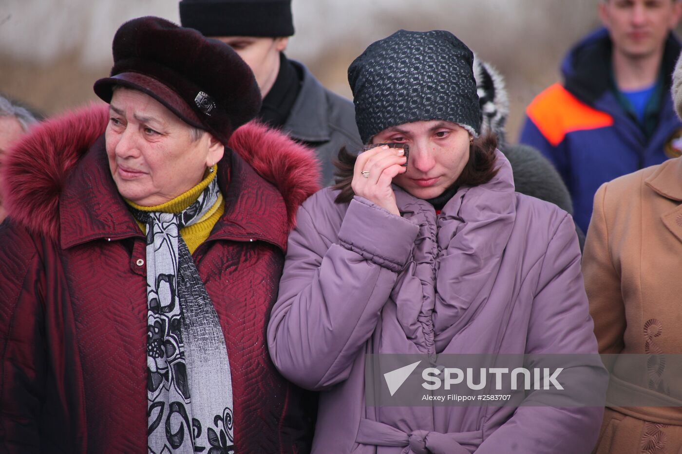 Miners who died in Zasyadko coal mine blast are buried in Donetsk
