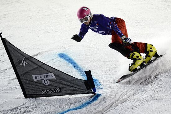 Snowboard. World Cup parallel slalom