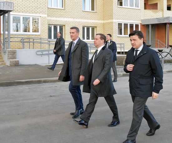 Prime Minister Dmitry Medvedev visits Tactical Missiles Corporation