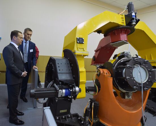 Prime Minister Dmitry Medvedev visits Tactical Missiles Corporation