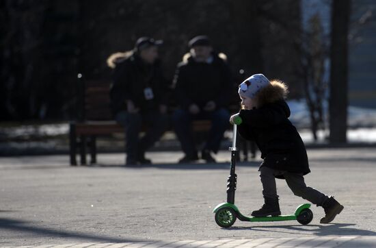 Spring in Moscow