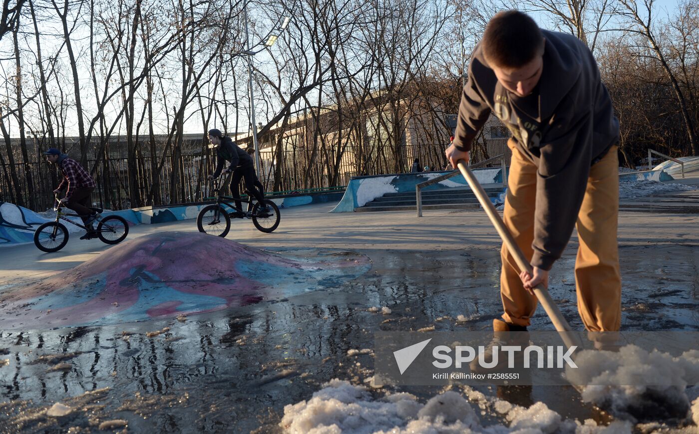 Spring in Moscow