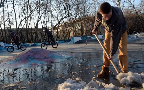 Spring in Moscow