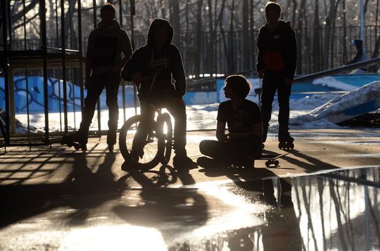 Spring in Moscow