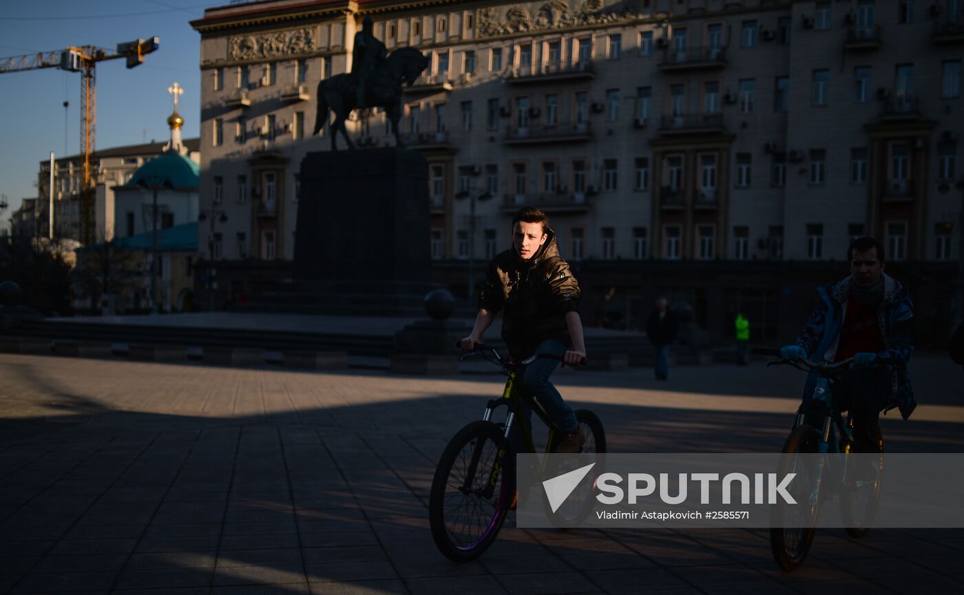 Spring in Moscow