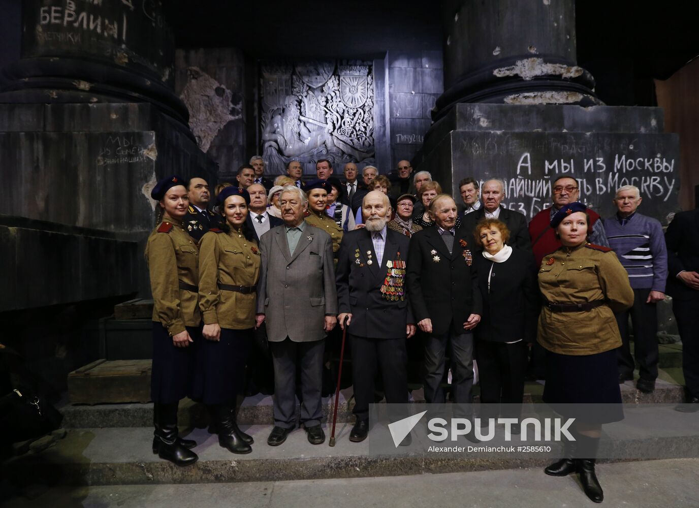 Opening three-dimentional panorama "Battle of berlin. Yhe Exolit of Standard-Bearers.