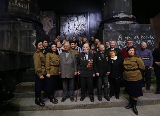 Opening three-dimentional panorama "Battle of berlin. Yhe Exolit of Standard-Bearers.