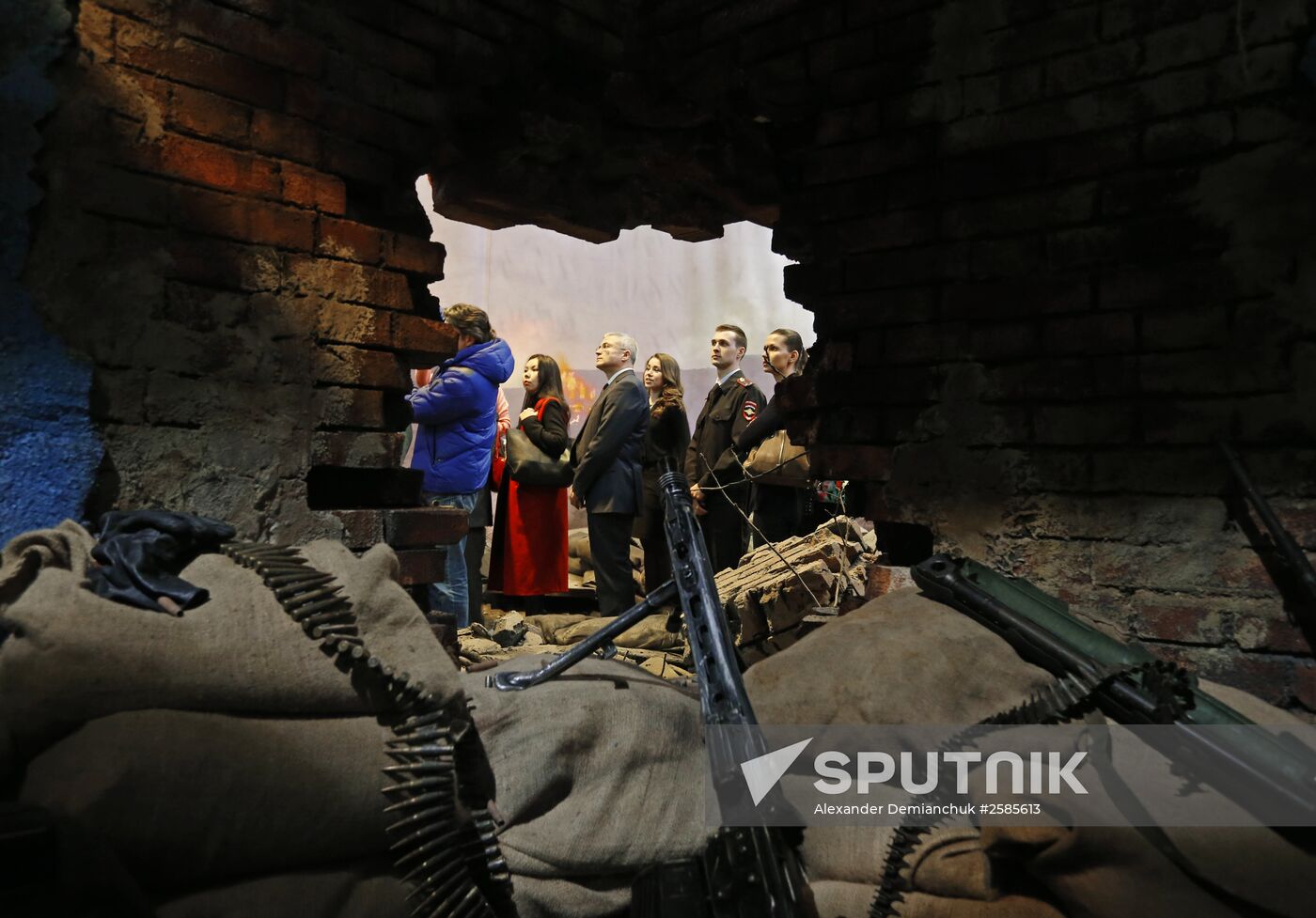 "Battle for Berlin. Banner bearing heroes" 3D panorama at Lenexpo