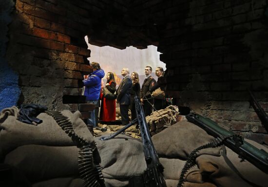 "Battle for Berlin. Banner bearing heroes" 3D panorama at Lenexpo