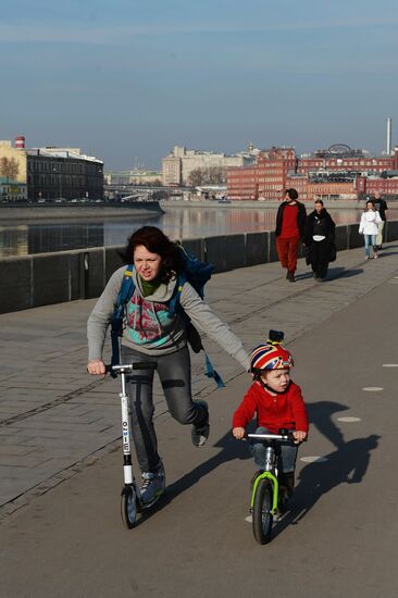 Spring in Moscow