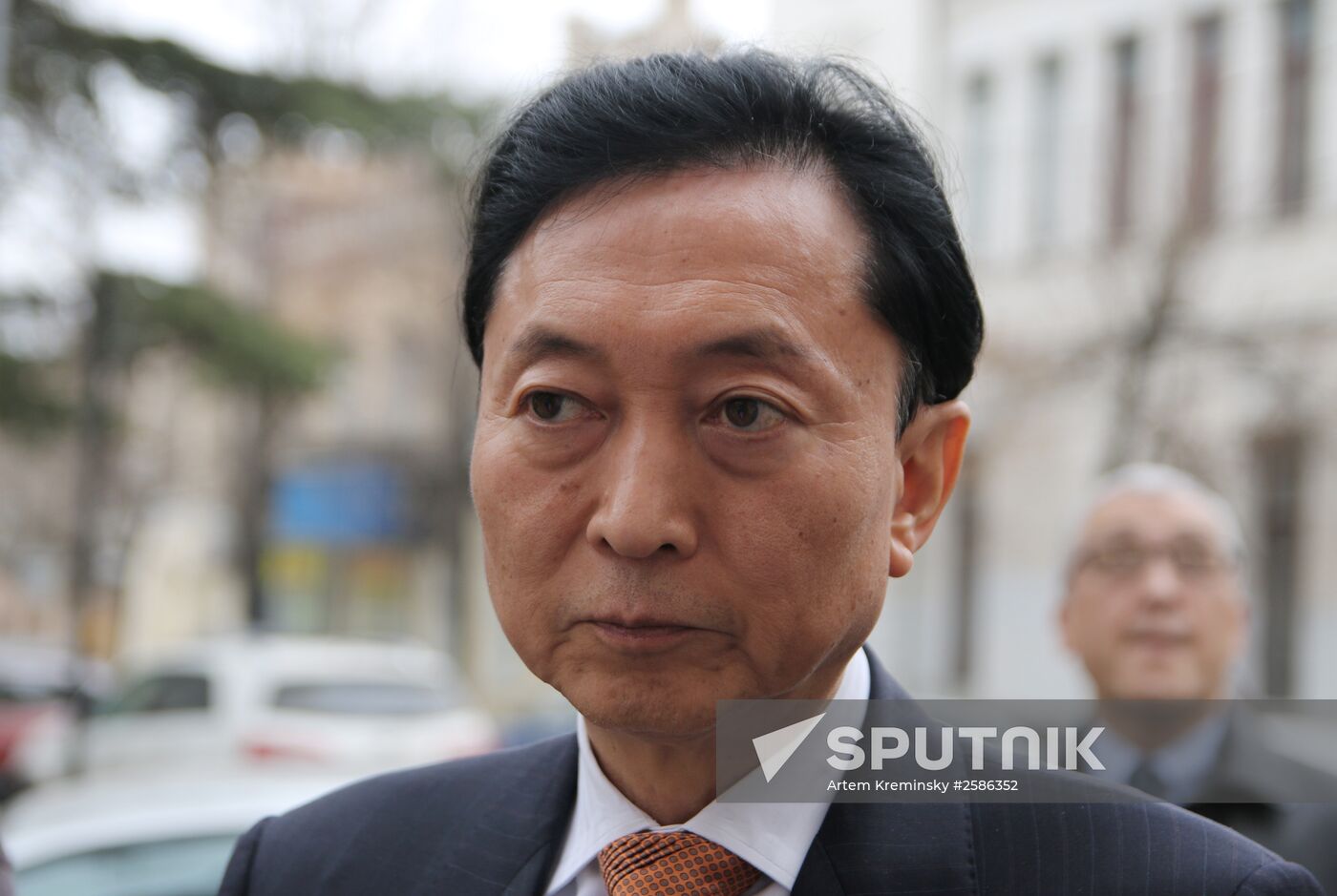 Japan's Former Prime Minister Yukio Hatoyama visits Crimea