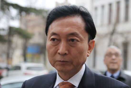 Japan's Former Prime Minister Yukio Hatoyama visits Crimea