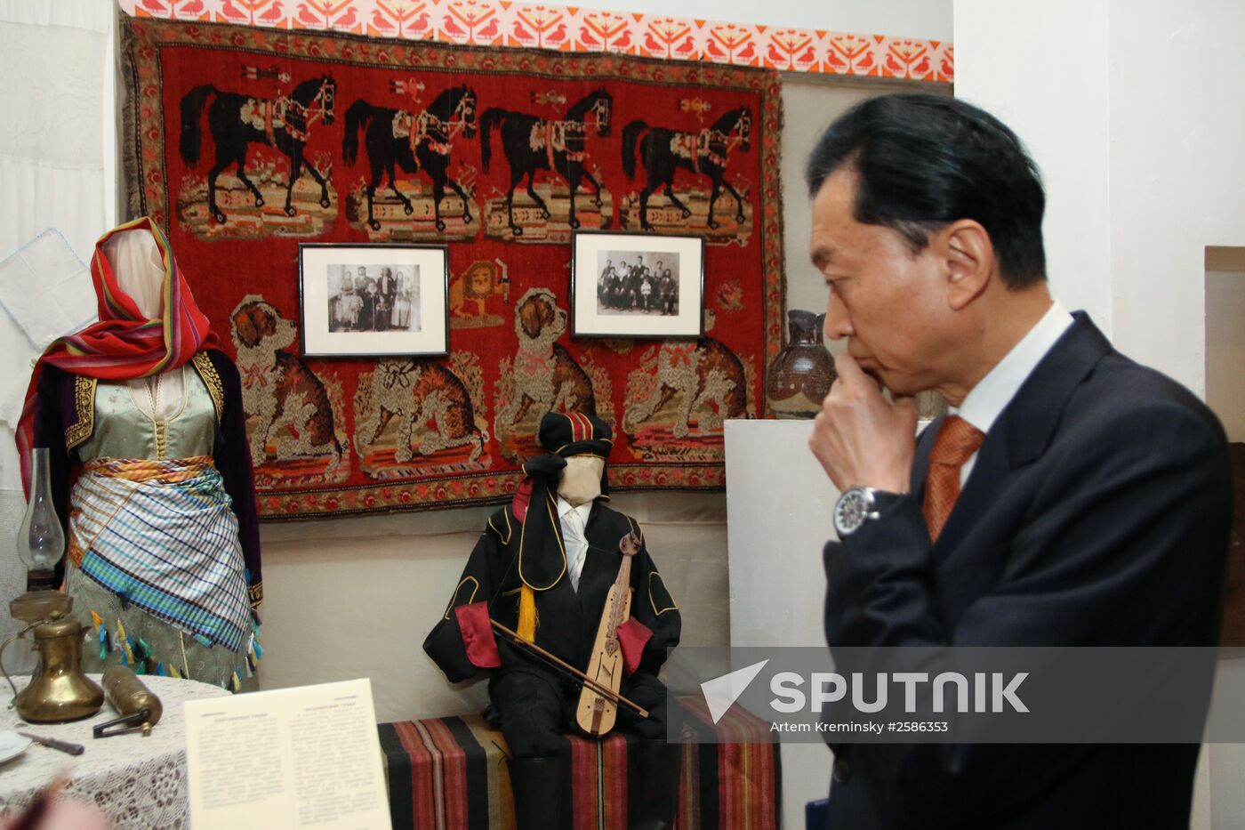 Japan's Former Prime Minister Yukio Hatoyama visits Crimea