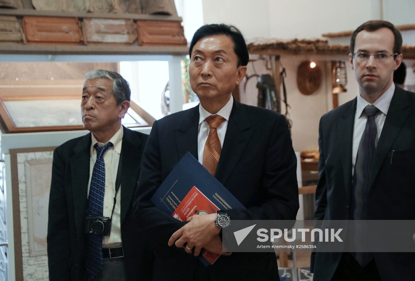 Japan's Former Prime Minister Yukio Hatoyama visits Crimea