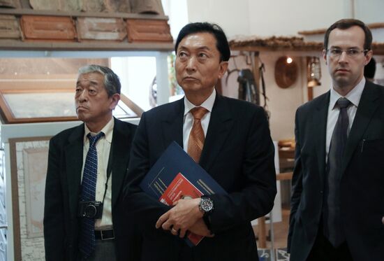 Japan's Former Prime Minister Yukio Hatoyama visits Crimea