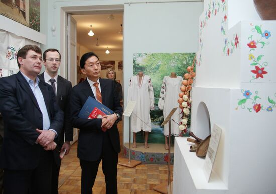 Japan's Former Prime Minister Yukio Hatoyama visits Crimea