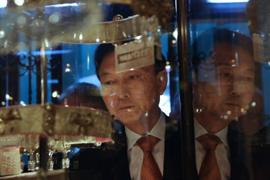 Japan's Former Prime Minister Yukio Hatoyama visits Crimea