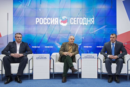 Opening of Rossiya Segodnya's Press Center in Simferopol