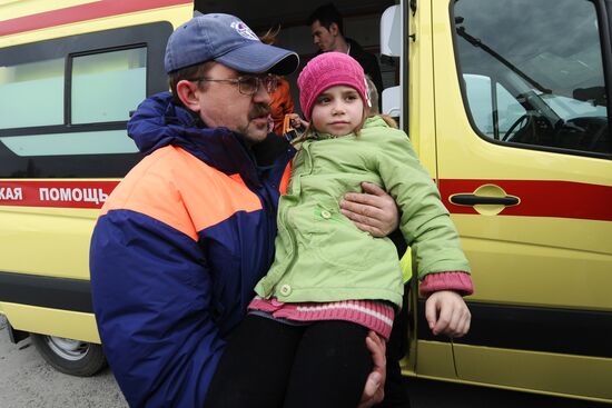 Donbass children go for medical treatment to Russia