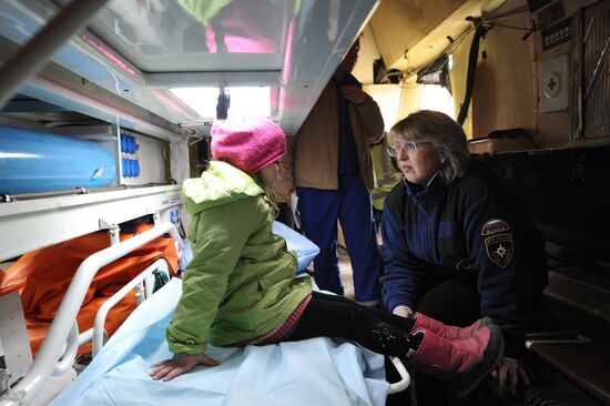 Donbass children go for medical treatment to Russia