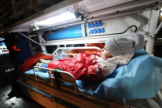 Donbass children go for medical treatment to Russia
