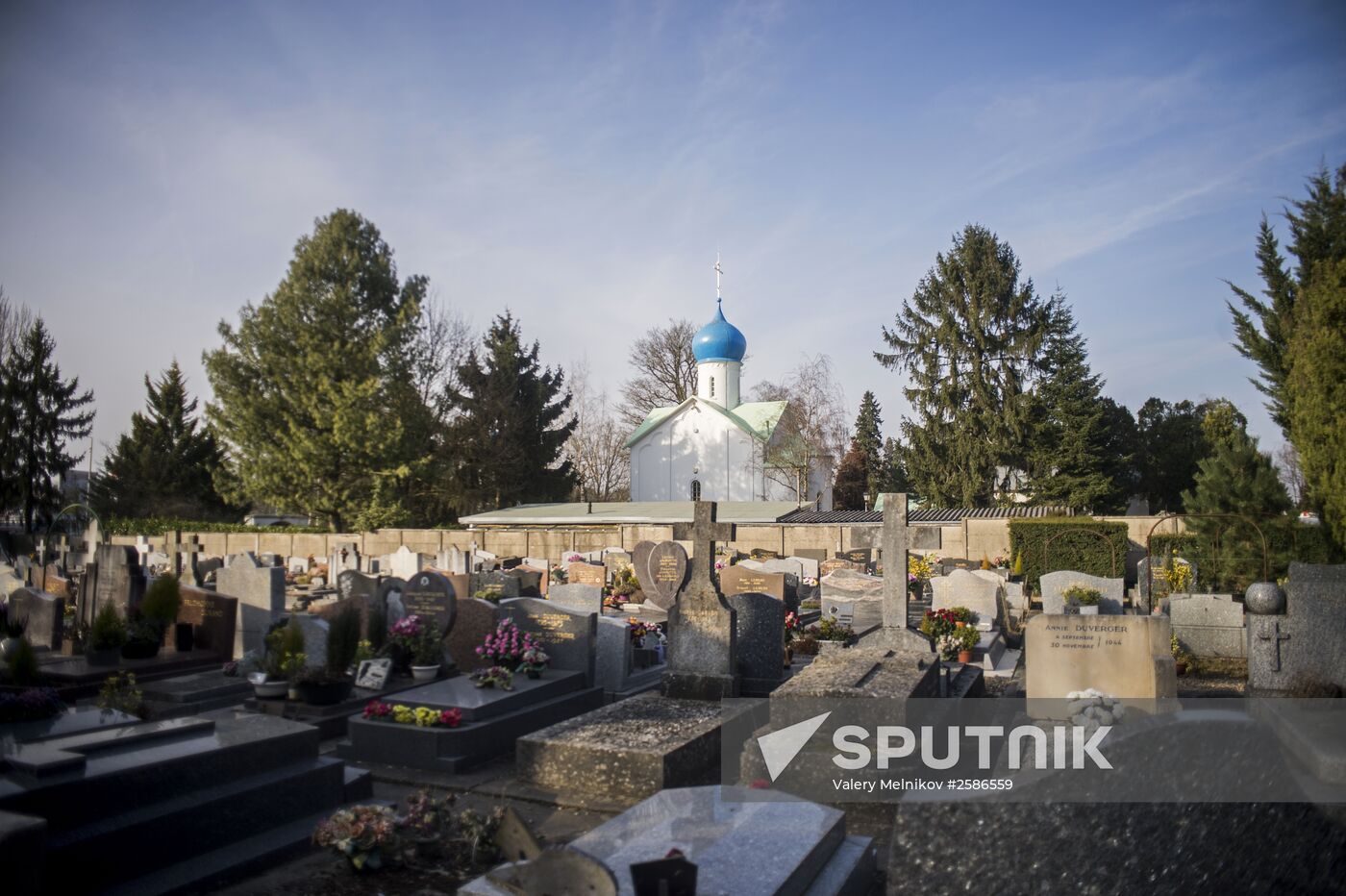 St.Genevieve-des-Bois Russian Cemetery in France