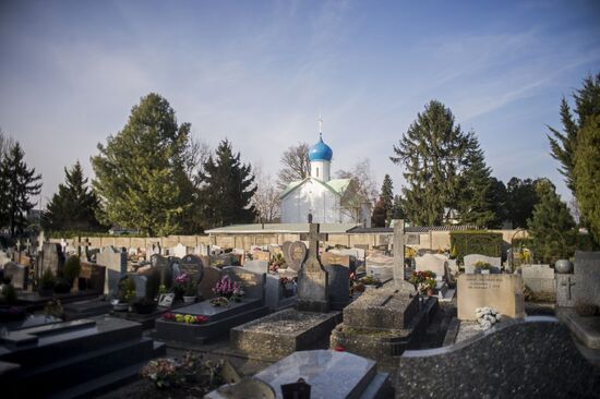 St.Genevieve-des-Bois Russian Cemetery in France