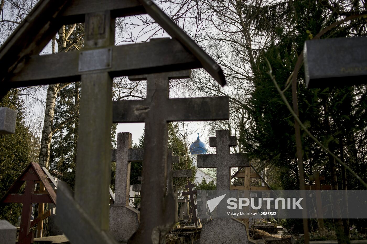 St. Genevieve-des-Bois Cemetery in France