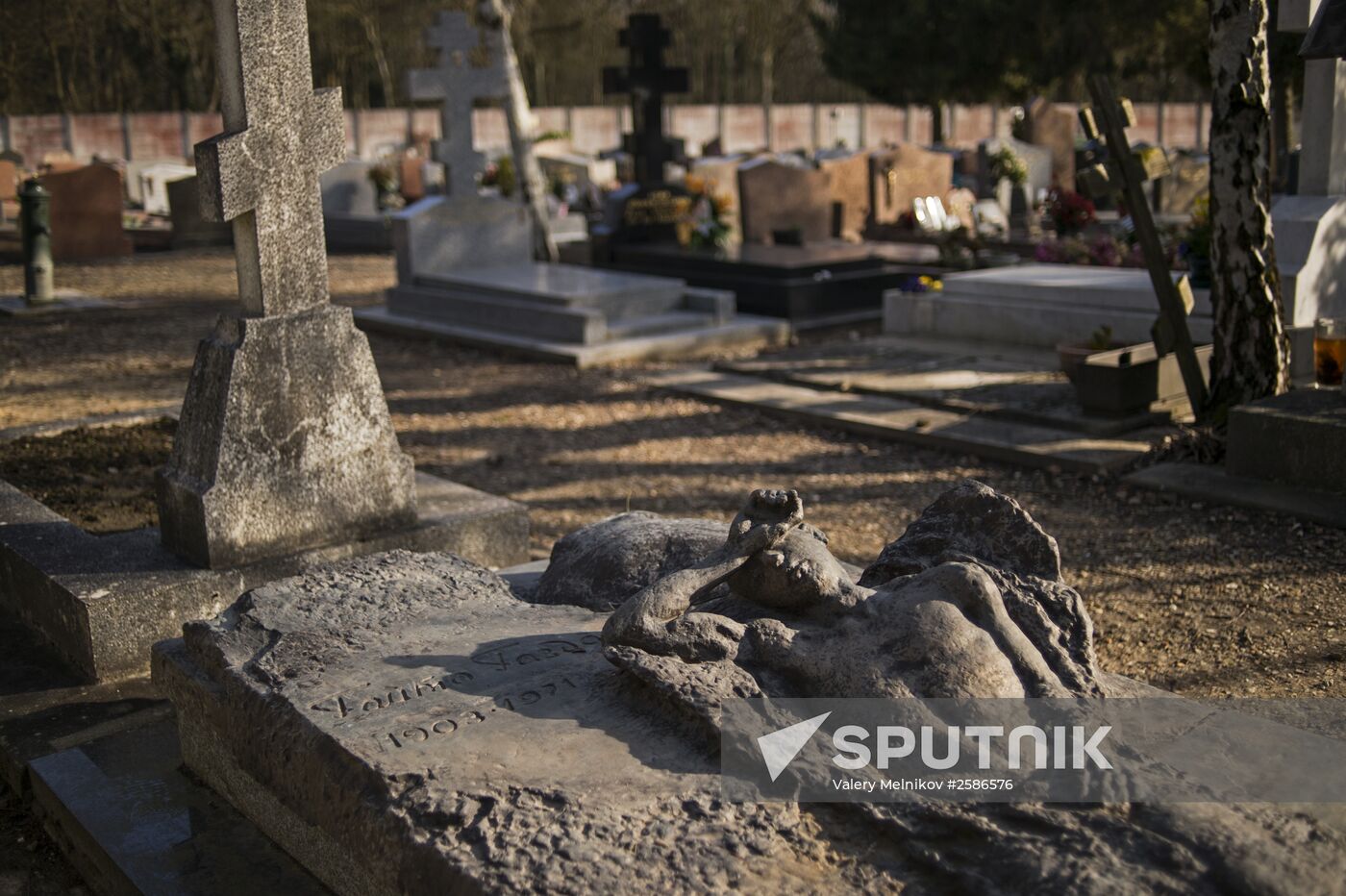 St.Genevieve-des-Bois Russian Cemetery in France