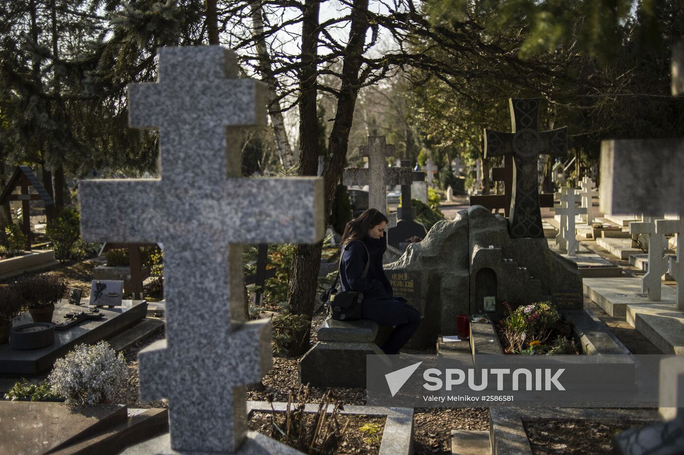 St.Genevieve-des-Bois Russian Cemetery in France