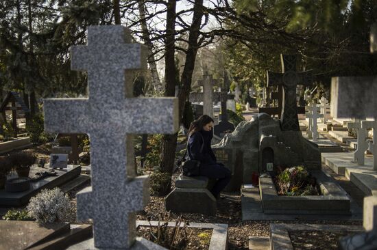 St.Genevieve-des-Bois Russian Cemetery in France