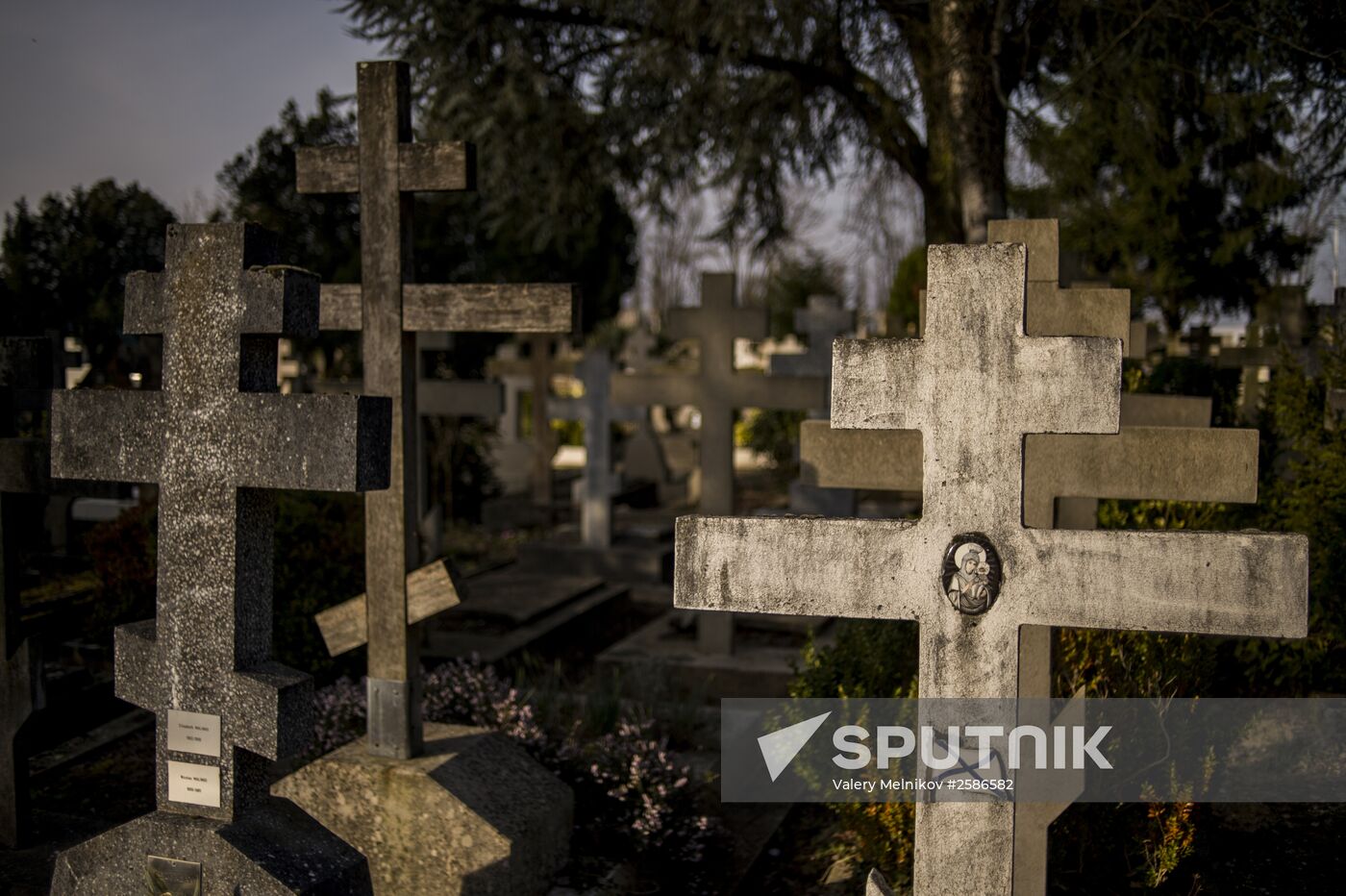 St.Genevieve-des-Bois Russian Cemetery in France