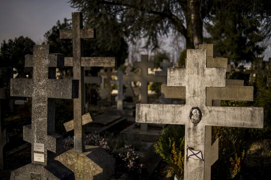 St.Genevieve-des-Bois Russian Cemetery in France