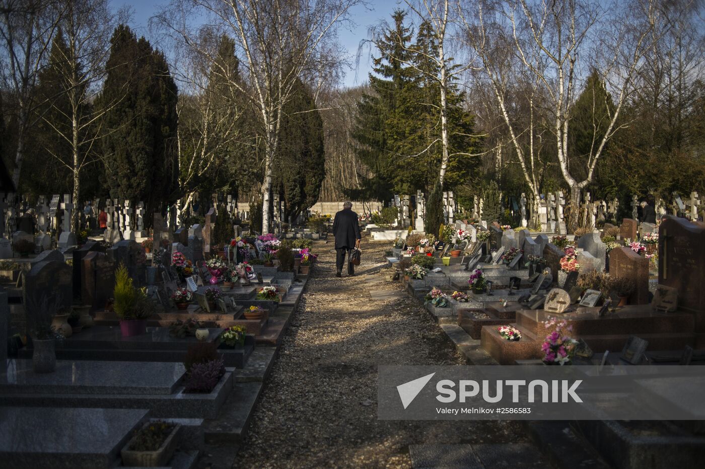 St.Genevieve-des-Bois Russian Cemetery in France