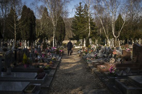 St.Genevieve-des-Bois Russian Cemetery in France