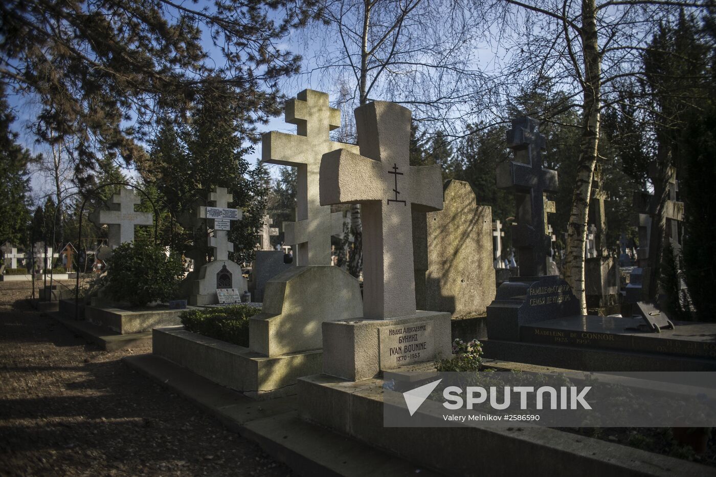 St.Genevieve-des-Bois Russian Cemetery in France