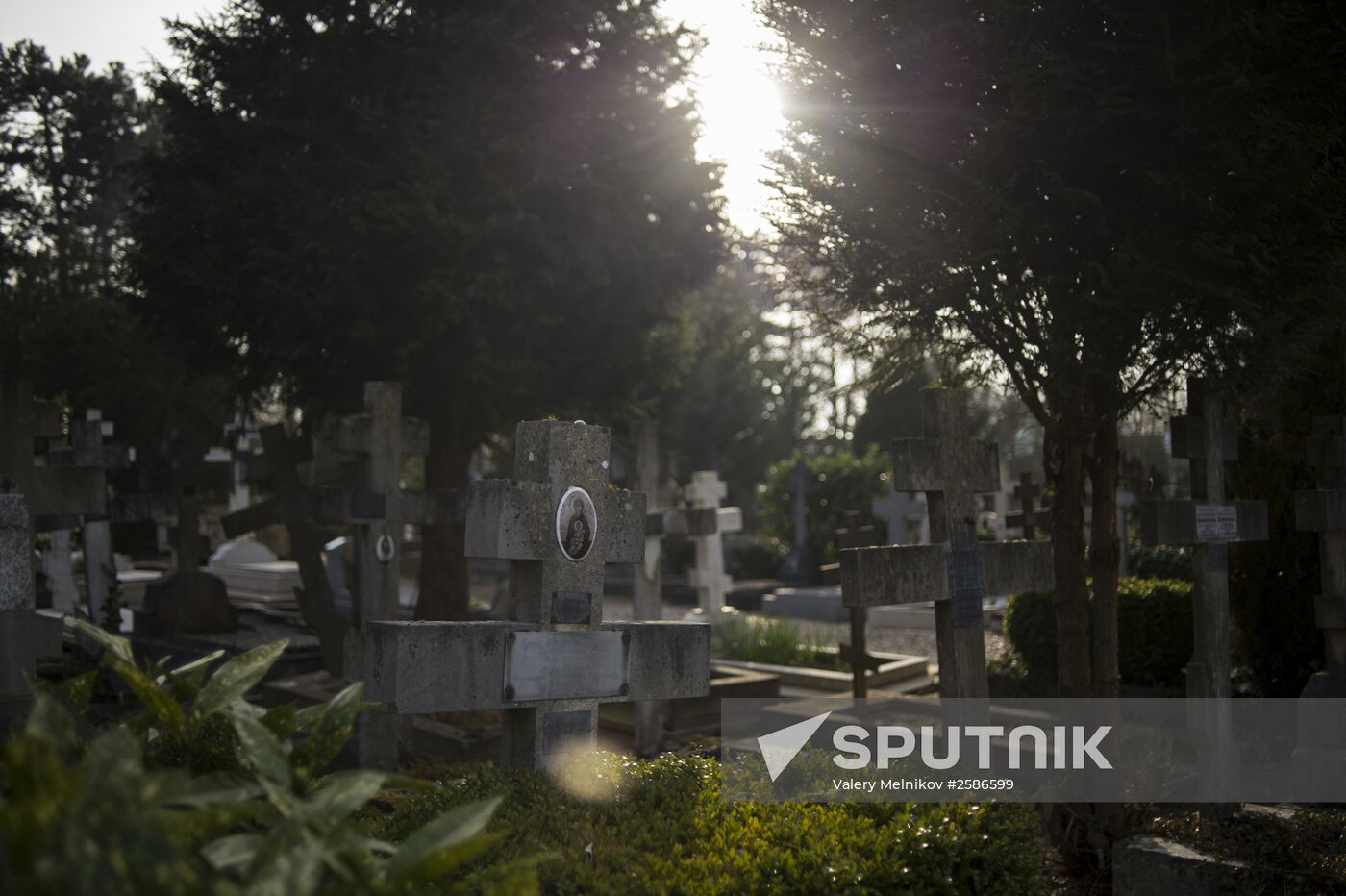 St.Genevieve-des-Bois Russian Cemetery in France