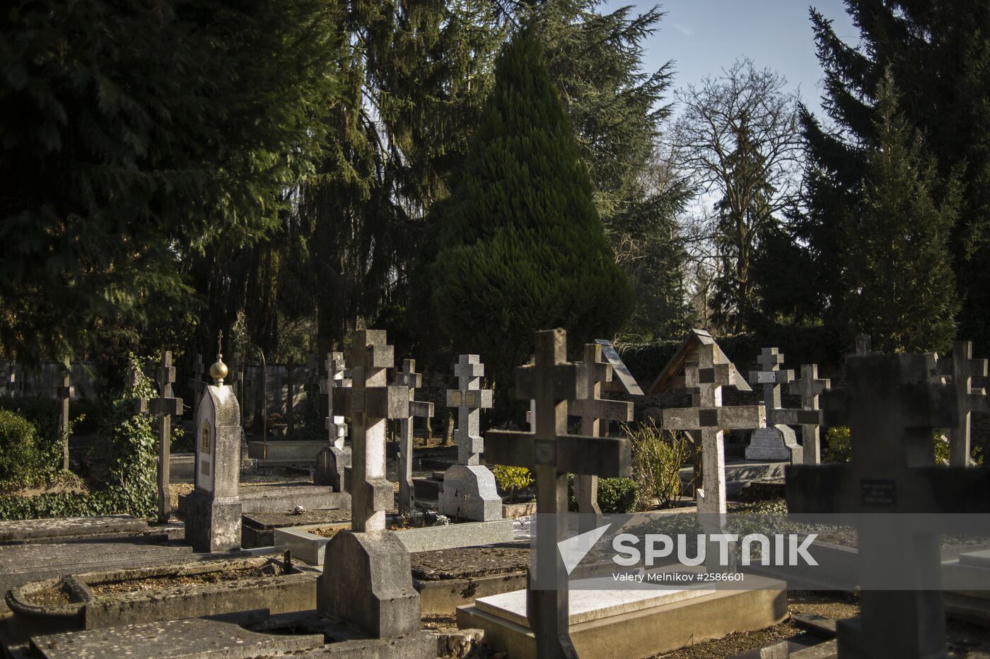 St.Genevieve-des-Bois Russian Cemetery in France