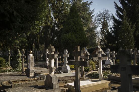 St.Genevieve-des-Bois Russian Cemetery in France